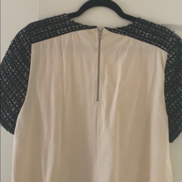 J Crew Tweed Sleeve Top - Picture 3 of 4